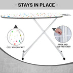 Extra Thick Ironing Board Cover and Pad, Colorful Polka Dot 15x54 Ironing Board - Image 3