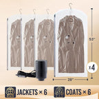 TAILI Hanging Vacuum Storage Bags - Image 3