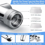1440° swivel faucet extender, sink faucet aerator extender, swivel extendable - Image 7