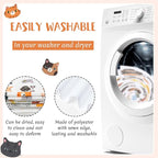 R HORSE 5Pcs Funny Kitchen Dish Towels, Cute Cat Dishcloths Gift, Absorbent - Image 3