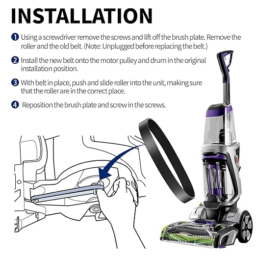 Replacement Belts for Bissell 2910, 2190W PowerForce TurboClean PowerBrush Pet - Image 5