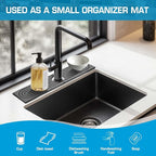 Faucet Mat for Kitchen Sink, Diatomite Quick Drying Tray, Long 23.6'' Kitchen - Image 3