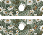 Kitchen Sink Splash Guard 2 PCS 14.7 Inch Sink Faucet Mat Splash Guard by Eyanle