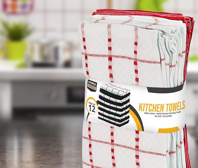 Utopia Towels - Kitchen Towels 12 Pack, 15 x 25 Inches, 100% Ring Spun Cotton - Image 6