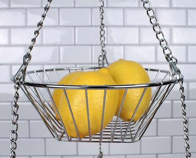 RSVP 30-by-12-Inch 3-Tier Wire Hanging Basket - Image 9