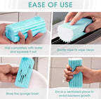 4 Pack Damp Dusting Sponge Duster, Reusable Household Cleaning Sponge Tool - Image 4