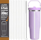 ALINK Reusable Clear Straws for Stanley IceFlow 2.0 Flip Straw Tumbler 30 oz by ALINK