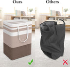 StorageRight Large Collapsible Laundry Basket Hamper - Image 5