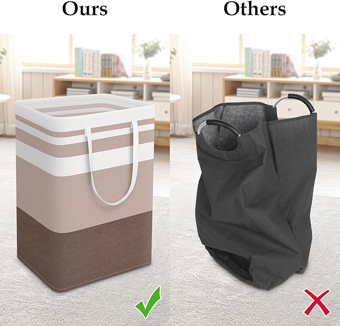 StorageRight Large Collapsible Laundry Basket Hamper - Image 5