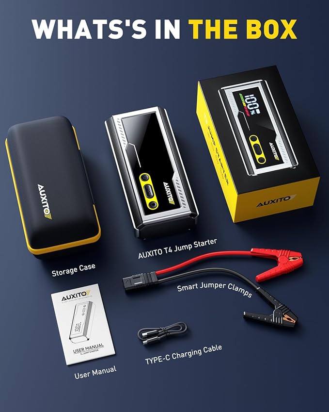 AUXITO Jump Starter 8000A Portable Car Battery Jump Starter - Image 8