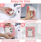 6 Pack Swedish Dishcloths for Kitchen, Cat Gifts for Cat Lovers Swedish Rags - Image 6