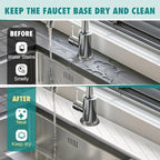 23.6 Inch Stone Faucet Mat for Kitchen Sink, Diatomite Absorbent Fast Drying - Image 6
