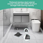 Drain Hair Catcher for Bathroom Sink, 4.8" Stainless Steel and Silicone Shower - Image 7