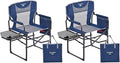 SUNNYFEEL Camping Directors Chair, Heavy Duty,Oversized Portable Folding Chair with Side Table, Pocket for Beach, Fishing,Trip,Picnic,Lawn,Concert Outdoor Foldable Camp Chairs by SunnyFeelCamping
