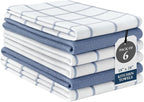 LANE LINEN Cotton Kitchen Towels Set, Quick-Drying Dish Towels, Premium Hand by LaneLinen
