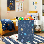 FANKANG Storage Basket, Nursery Hamper Canvas Laundry Basket Foldable - Image 3