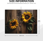 Sunflower Dish Drying Mat for Kitchen Counter Decor 18x24 Inch Floral Absorbent - Image 3