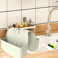 Sponge Holder for Kitchen Sink, Silicone Sink Saddle Caddy Organizer Rack by OKeanu