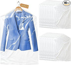 40 Pack Clear Garment Bags for Clothes by Unknown