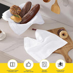 Homaxy Kitchen Towels and Dishcloths Set, 12 x 12 and 13 x 28 Inches, Super - Image 3