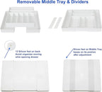 Simple Houseware Expandable & Adjustable Cutlery Drawer Organizer - Image 4