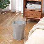 JiatuA Small Trash Can Plastic Wastebasket Round Garbage Container Bin - Image 2