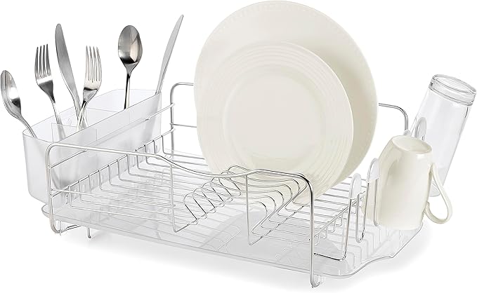 Polder Advantage 3-Piece Stainless Steel Dish Rack, Kitchen Organization and - Image 2