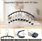 TomCare 4 Pack Space Saving Hangers，2Pack Tank Top Hanger and 2Pack Leggings - Image 2