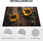Sunflower Dish Drying Mat for Kitchen Counter Decor 18x24 Inch Floral Absorbent - Image 4
