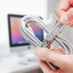 30Pcs Silicone Cable Ties, Reusable Data Cable Organizer - Image 7