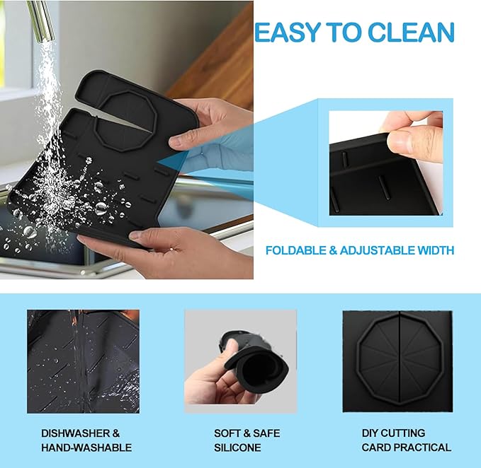 Mini Sink Splash Guard & Faucet Mat - Image 3