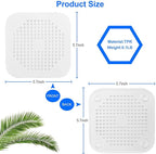 Drain Hair Catcher 2 Packs, Shower/Bathtub Drain Cover, Silicone Hair Catcher - Image 2