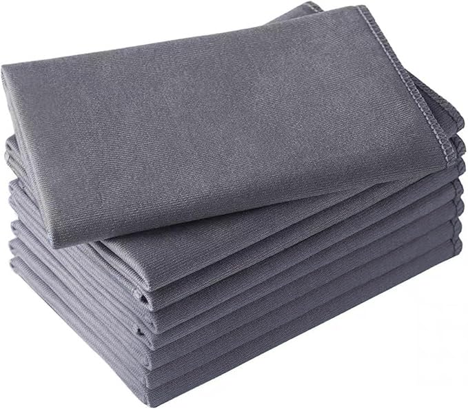 Microfiber Glass Cleaning Cloth 8 Pack, 16 Inch X 12 Inch, Lint Free Quickly by Vnoss