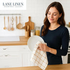 LANE LINEN Kitchen Towels & Dishcloths Set of 12-100% Cotton, Quick-Drying 18” - Image 8