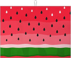 Watermelon Dish Drying Mat for Kitchen Counter Fruit Drying Pad Absorbent by MOUNTANLLY