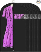Garment Bags for Hanging Clothes Zipper Suit Bags for Travel by Lzerking