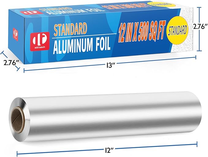 Standard Aluminum Foil 12" x 500 Sq Ft - Image 2