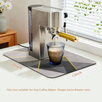 Coffee Mat Absorbent Hide Stain Rubber Backed Dish Drying Mat - Image 2