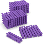 Colored Clothes Pins Wooden 100 Pack, Clothes Clips by FEFU