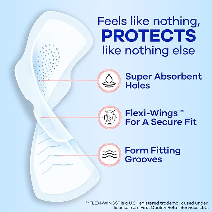 Always Infinity Feminine Pads for Women, Flexfoam Pads - Image 2