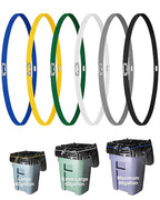 Large Rubber Bands for Trash Can Fits up 40-96 Gallon Extra Large Trash Can by Rosaver
