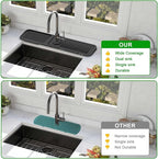 Sink Splash Guard, 5°Slope Silicone Draining Mat - Image 4