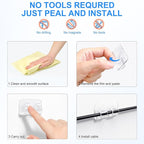 Hooks for Outdoor String Lights Clips: 40Pcs Heavy Duty Light Hook - Image 5