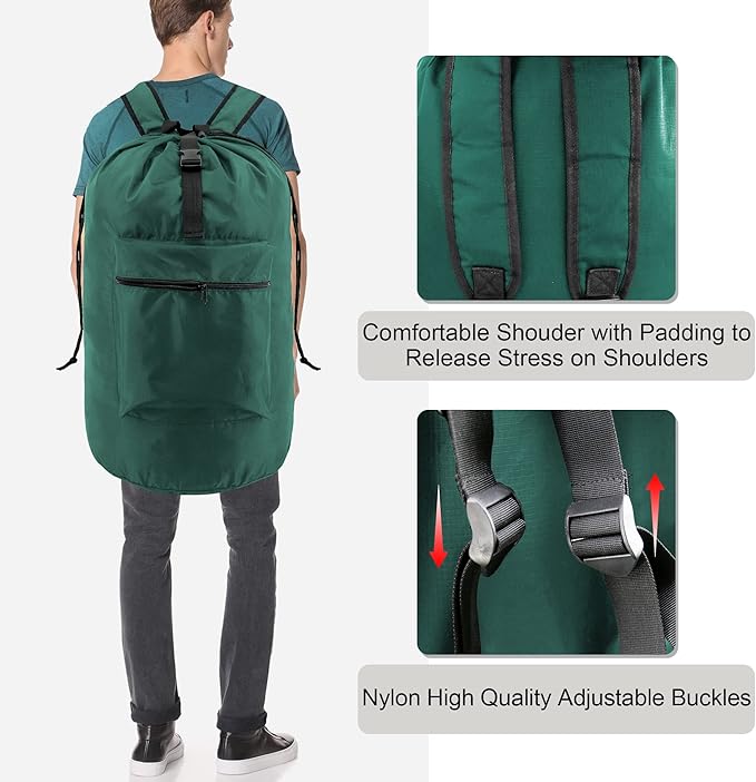 BeeGreen Laundry-Bag-Backpack-Heavy-Duty - Image 3