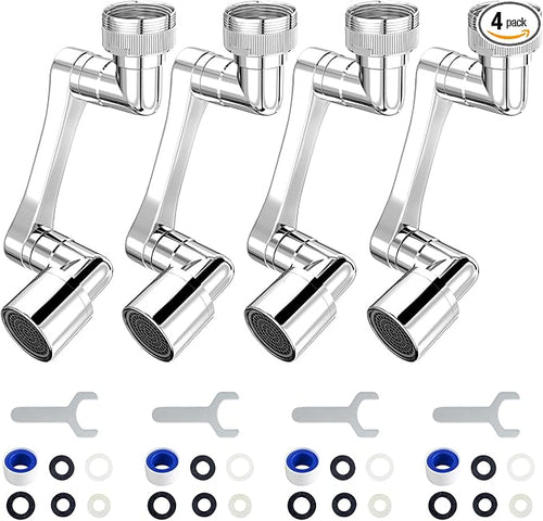 1080° Swivel Faucet Extender, Heavy Duty Rotating Sink Extension, Universal by LongingHome