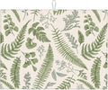 Vintage Botanical Leaves Dish Drying Mat by Unknown