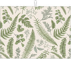Vintage Botanical Leaves Dish Drying Mat by Unknown