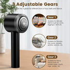 Fabric Shaver Electric Fuzz Remover, 2 in 1 Rechargeable Sweater Shaver - Image 5