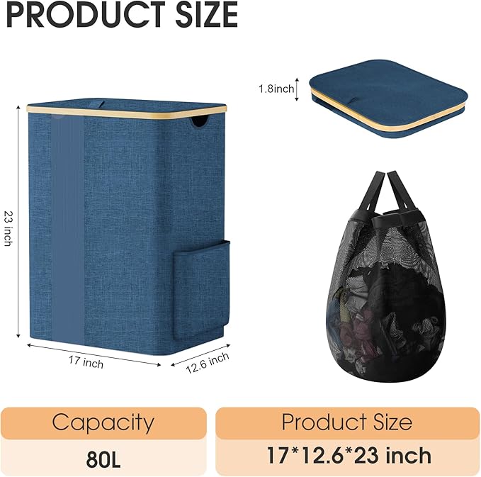 Laundry Basket Clothes Hamper - Image 2