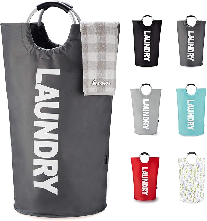 Caroeas 125L Laundry Basket, Large Laundry Hamper, Laundry Bag by Caroeas